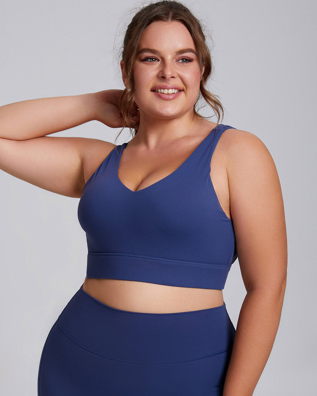 Viviana Plus Sports Bra - Navy