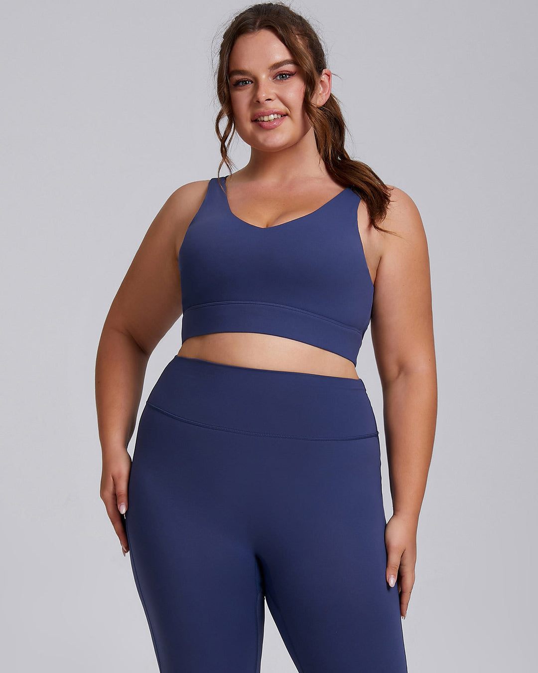 Viviana Plus Sports Bra - Navy