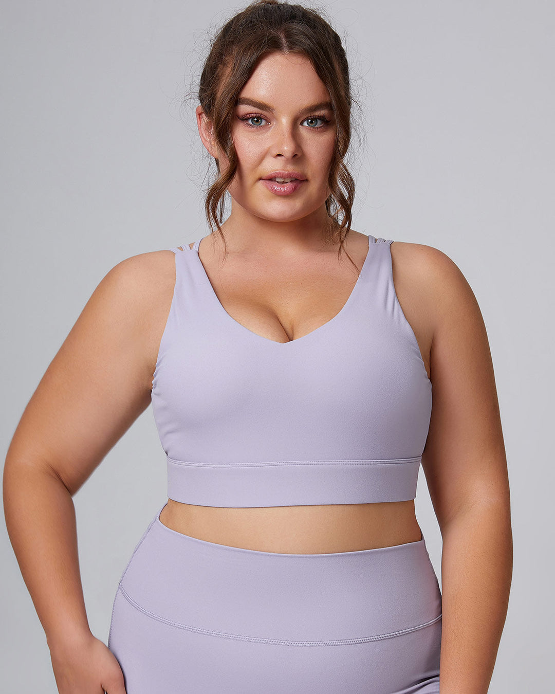 Viviana Plus Sports Bra - Purple