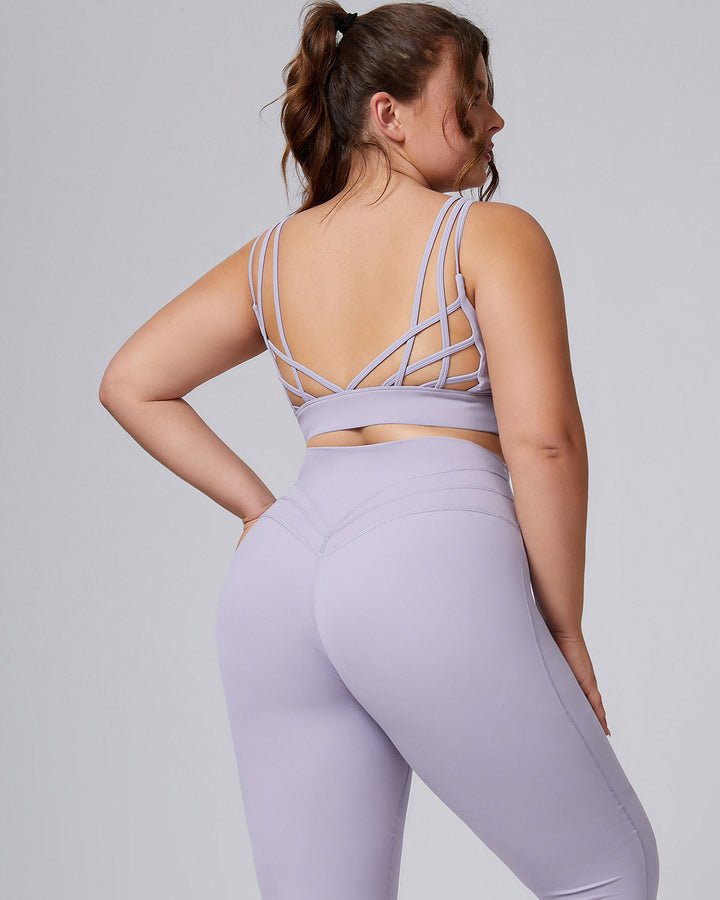 Viviana Plus Sports Bra - Purple