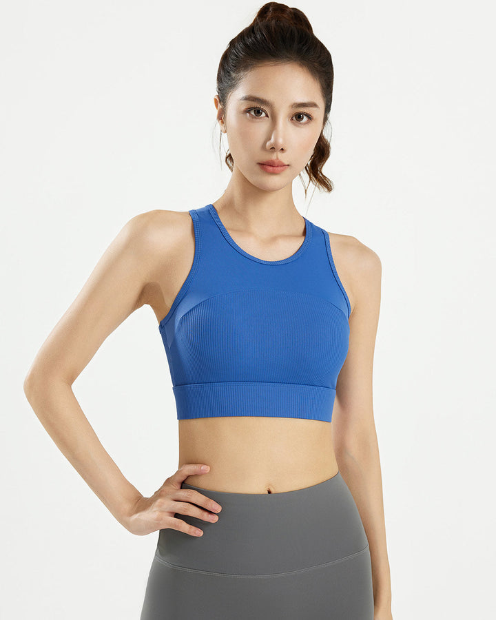 Wisteria Sports Bra - Blue