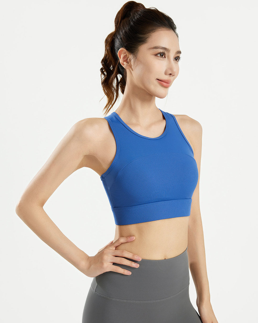 Wisteria Sports Bra - Blue