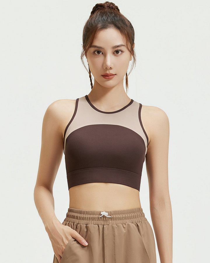 Wisteria Sports Bra - Brown