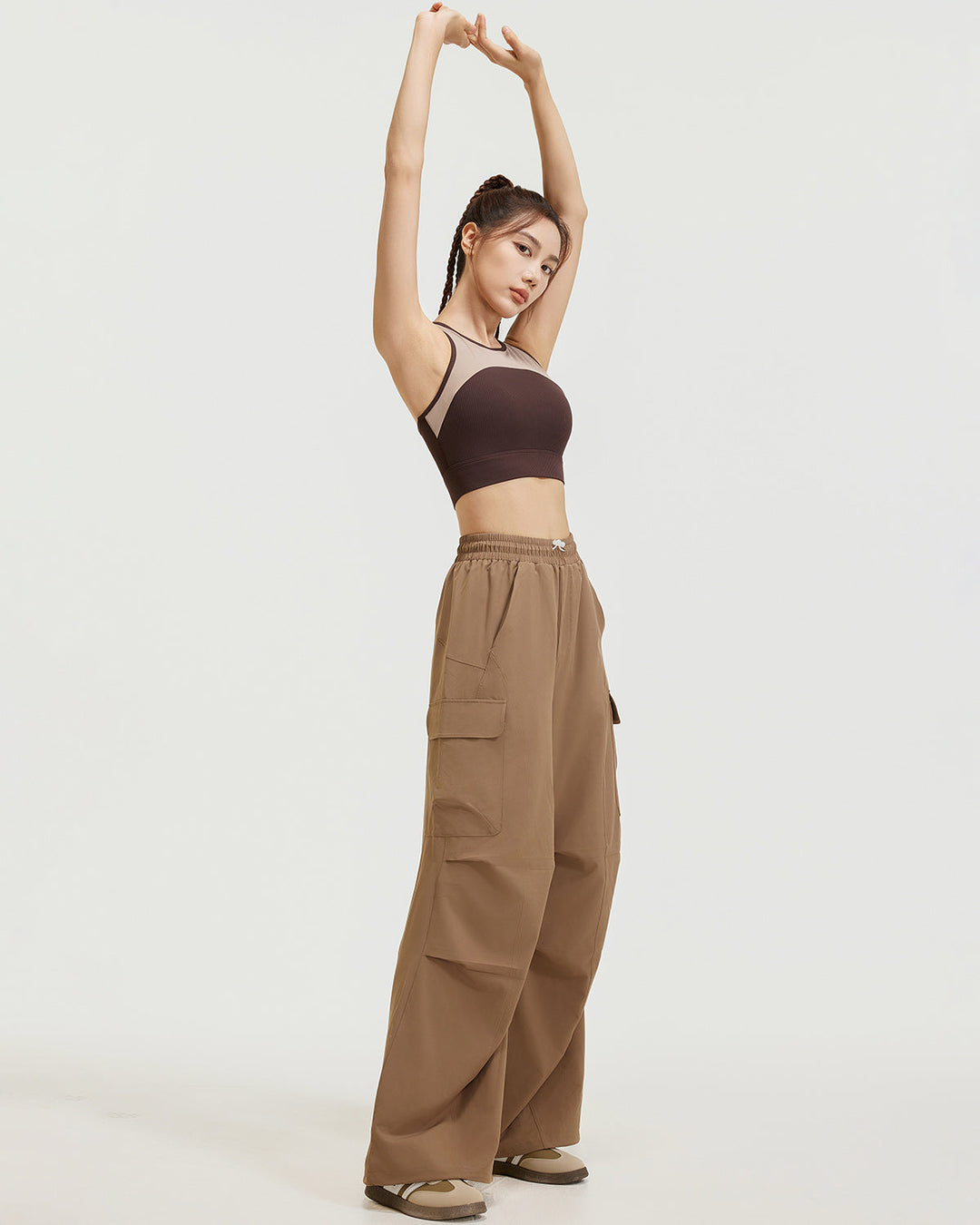 Wisteria Sports Bra - Brown