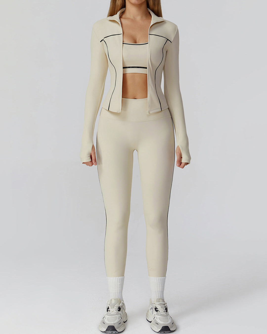 Wren Active Jacket - Beige