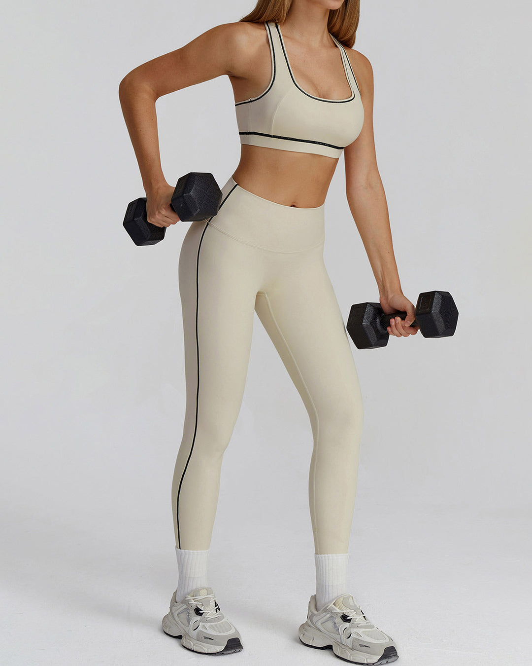 Wren Seamless Leggings - Beige