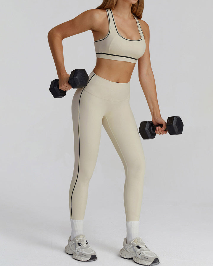 Wren Seamless Leggings - Beige