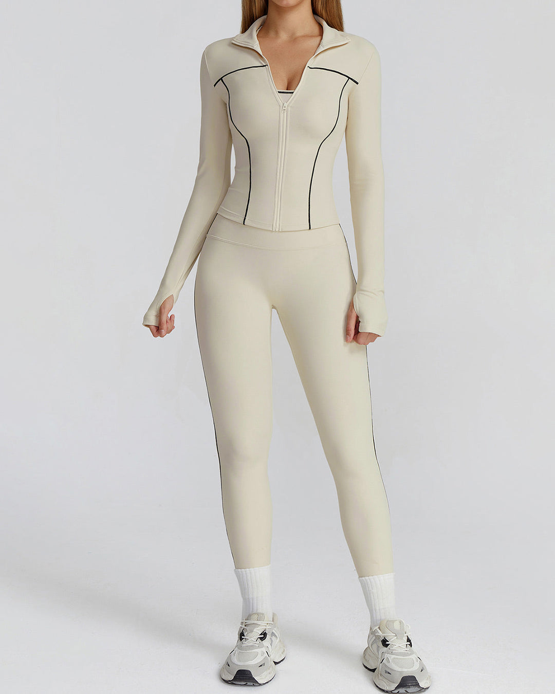 Wren Seamless Leggings - Beige