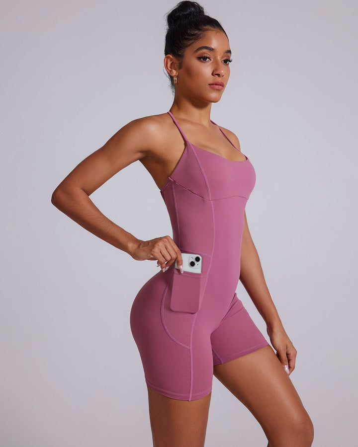 Xandra Jumpsuit - Pink