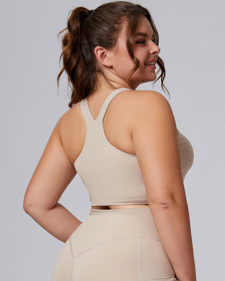 Xiomara Sports Bra - Beige