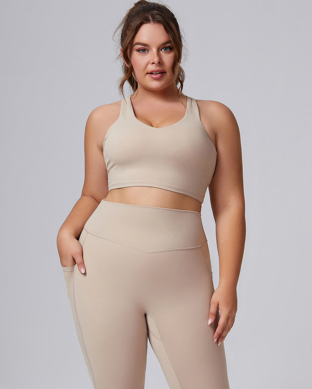 Xiomara Sports Bra - Beige
