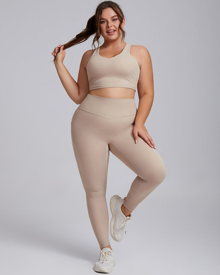 Xiomara Sports Bra - Beige