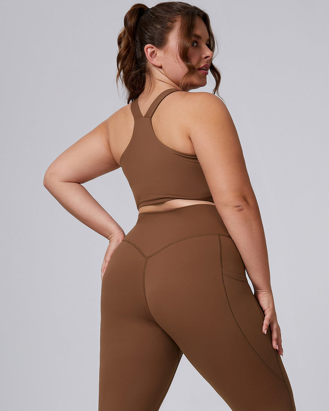 Xiomara Sports Bra - Brown