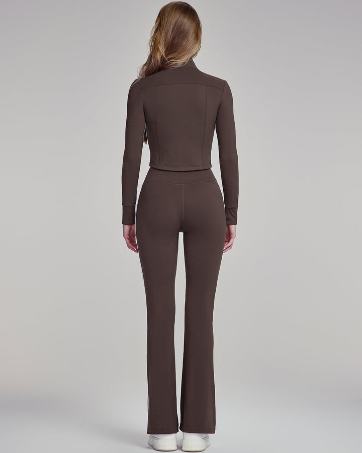 Xyla Flare Leggings - Brown