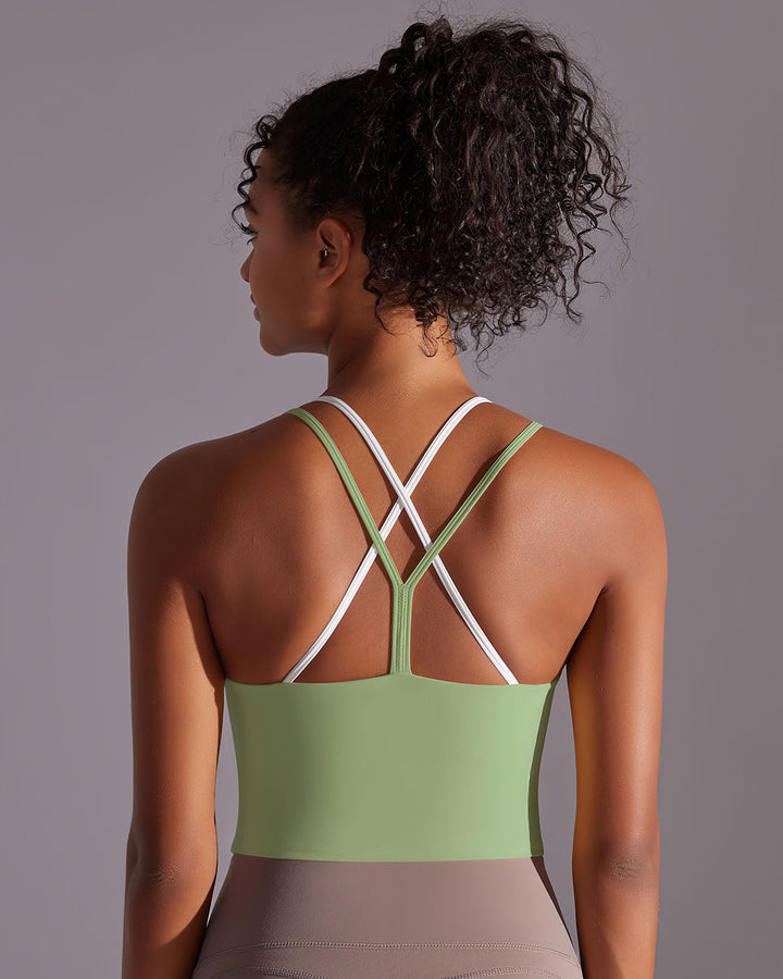 Yseult Crop Top - Green