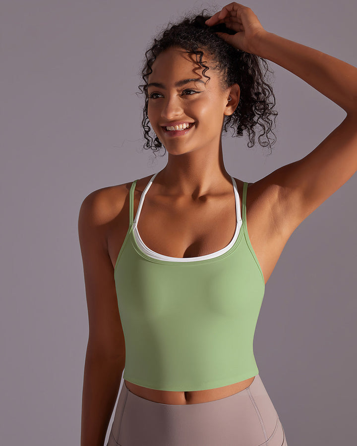 Yseult Crop Top - Green