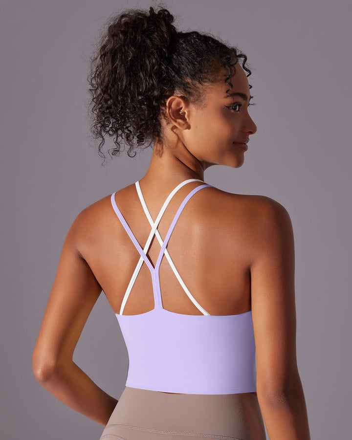 Yseult Crop Top - Purple