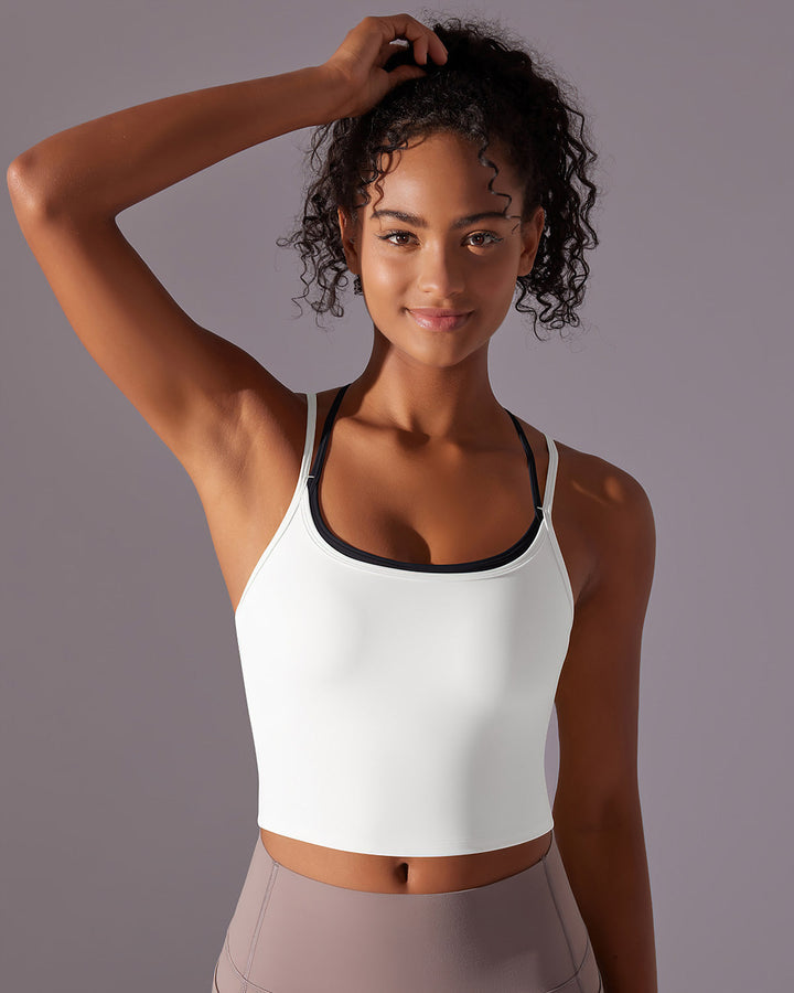 Yseult Crop Top - White