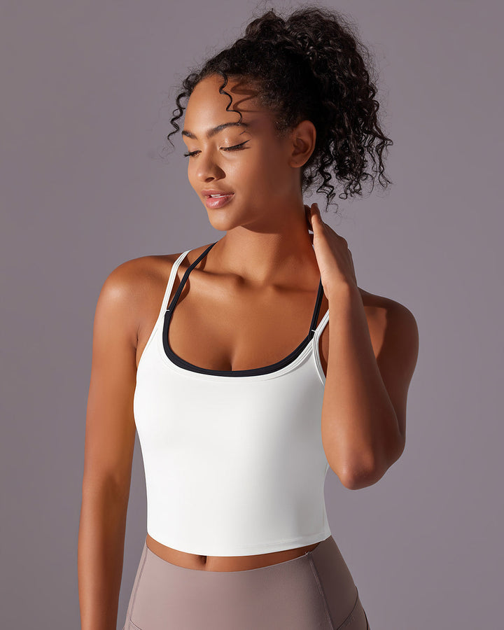Yseult Crop Top - White