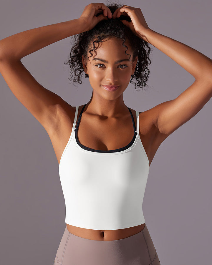Yseult Crop Top - White