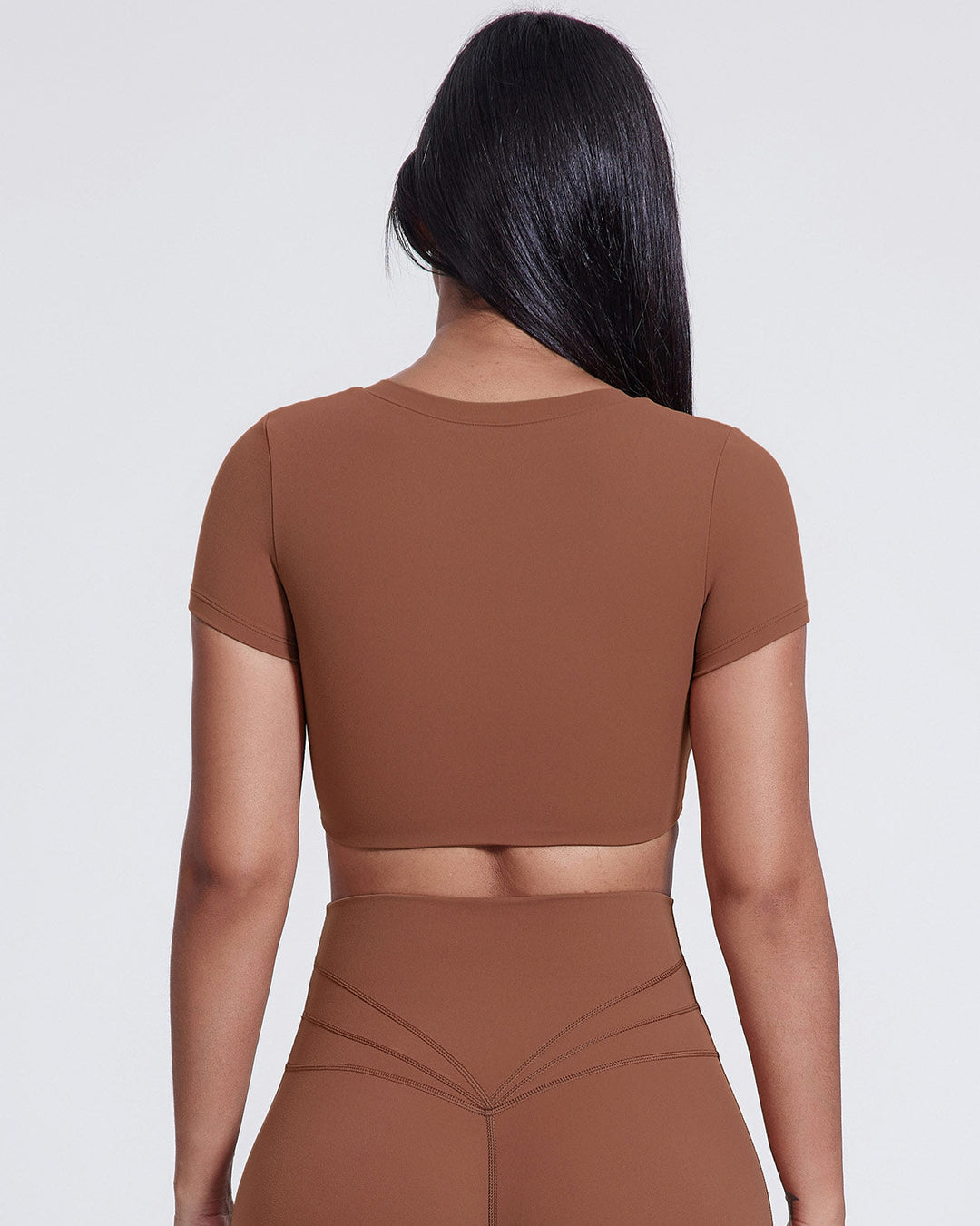 Yvaine Crop Top - Chestnut