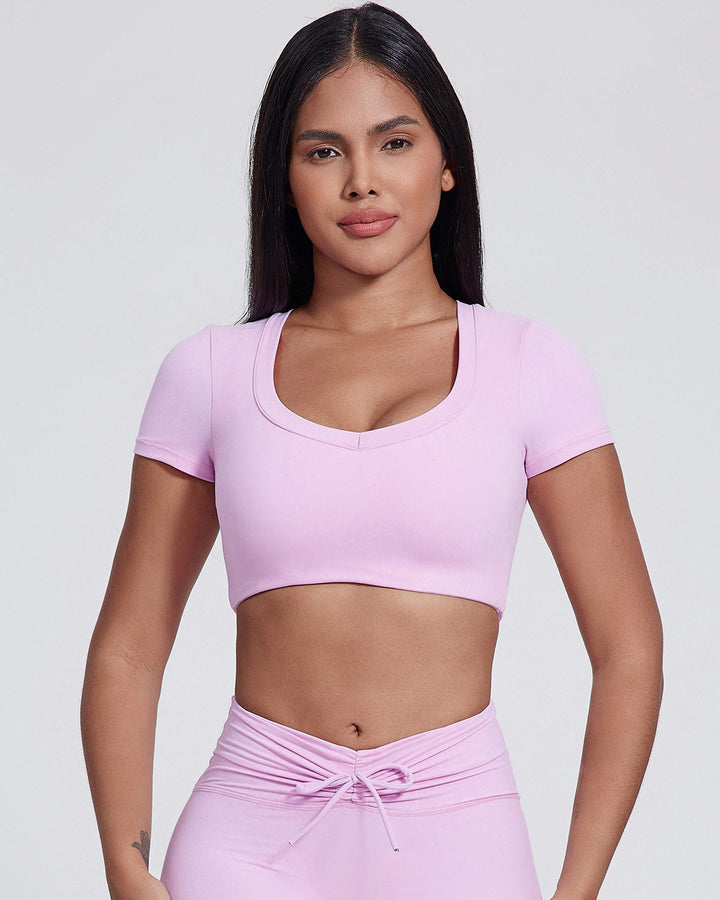 Yvaine Crop Top -  Lilac