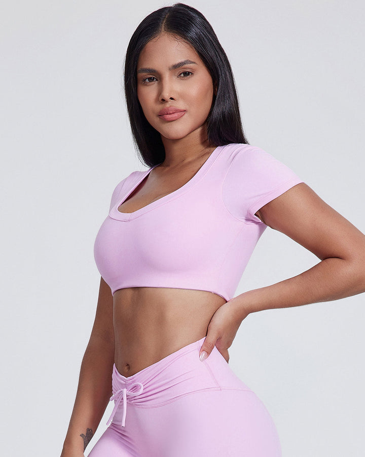Yvaine Crop Top -  Lilac