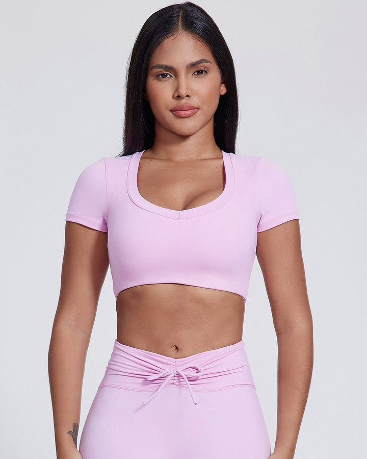 Yvaine Crop Top -  Lilac