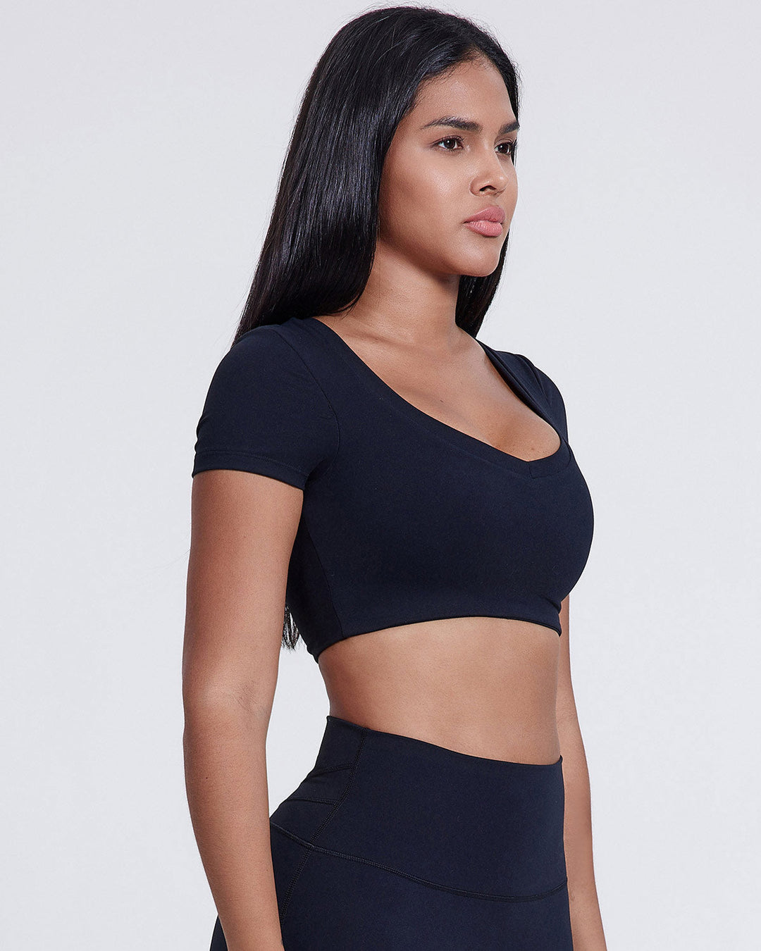 Yvaine Crop Top - Navy