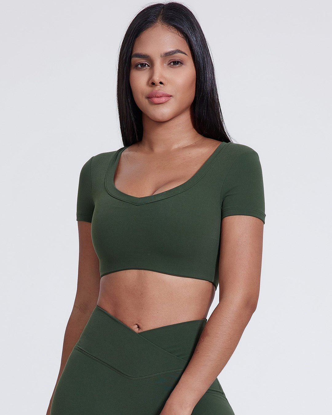 Yvaine Crop Top - Pinewood
