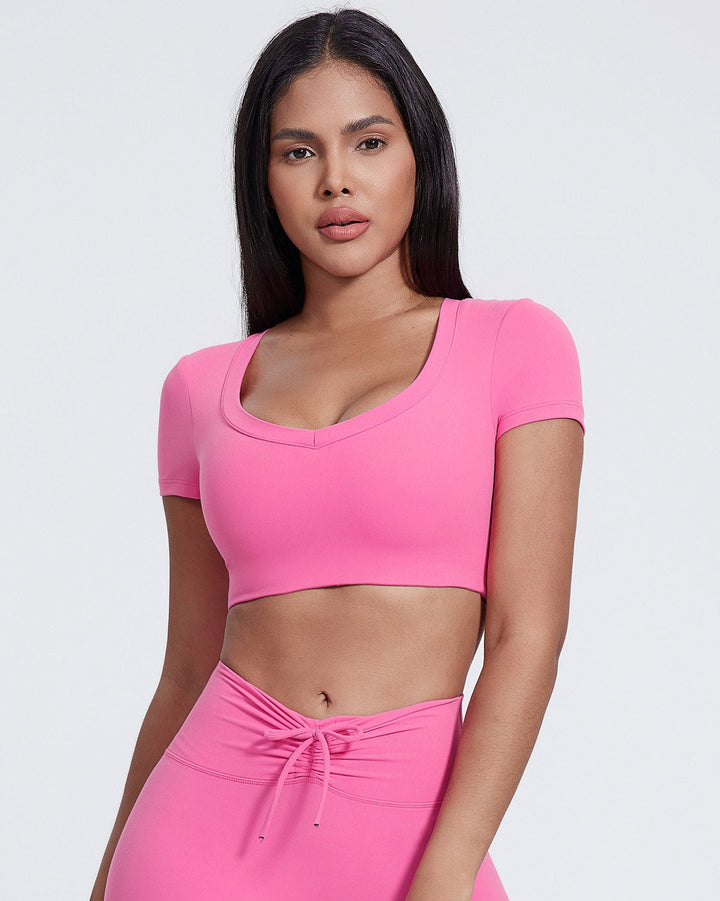 Yvaine Crop Top - Pink