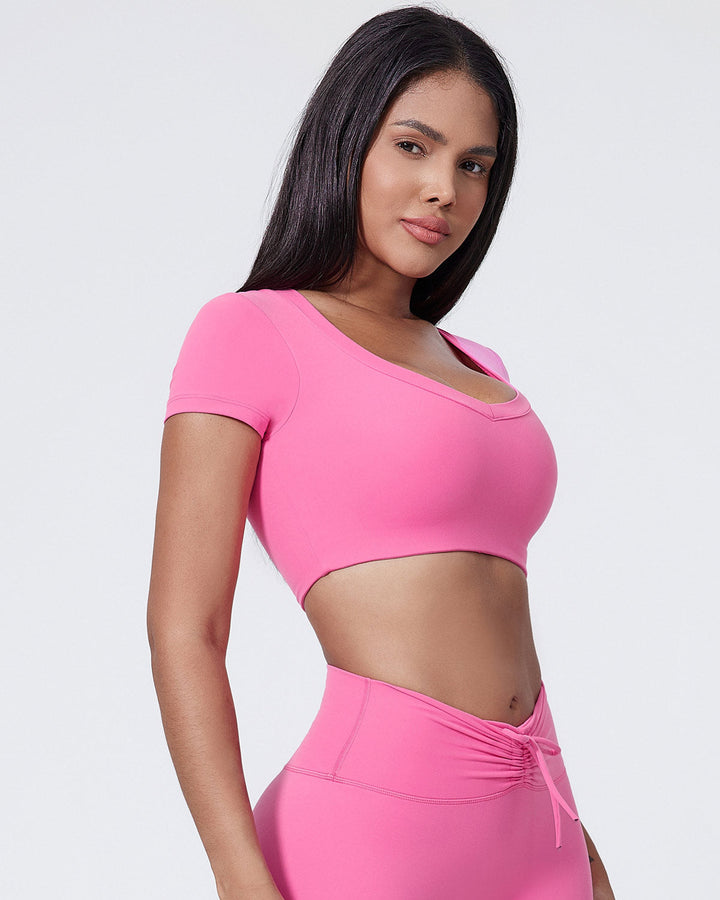 Yvaine Crop Top - Pink