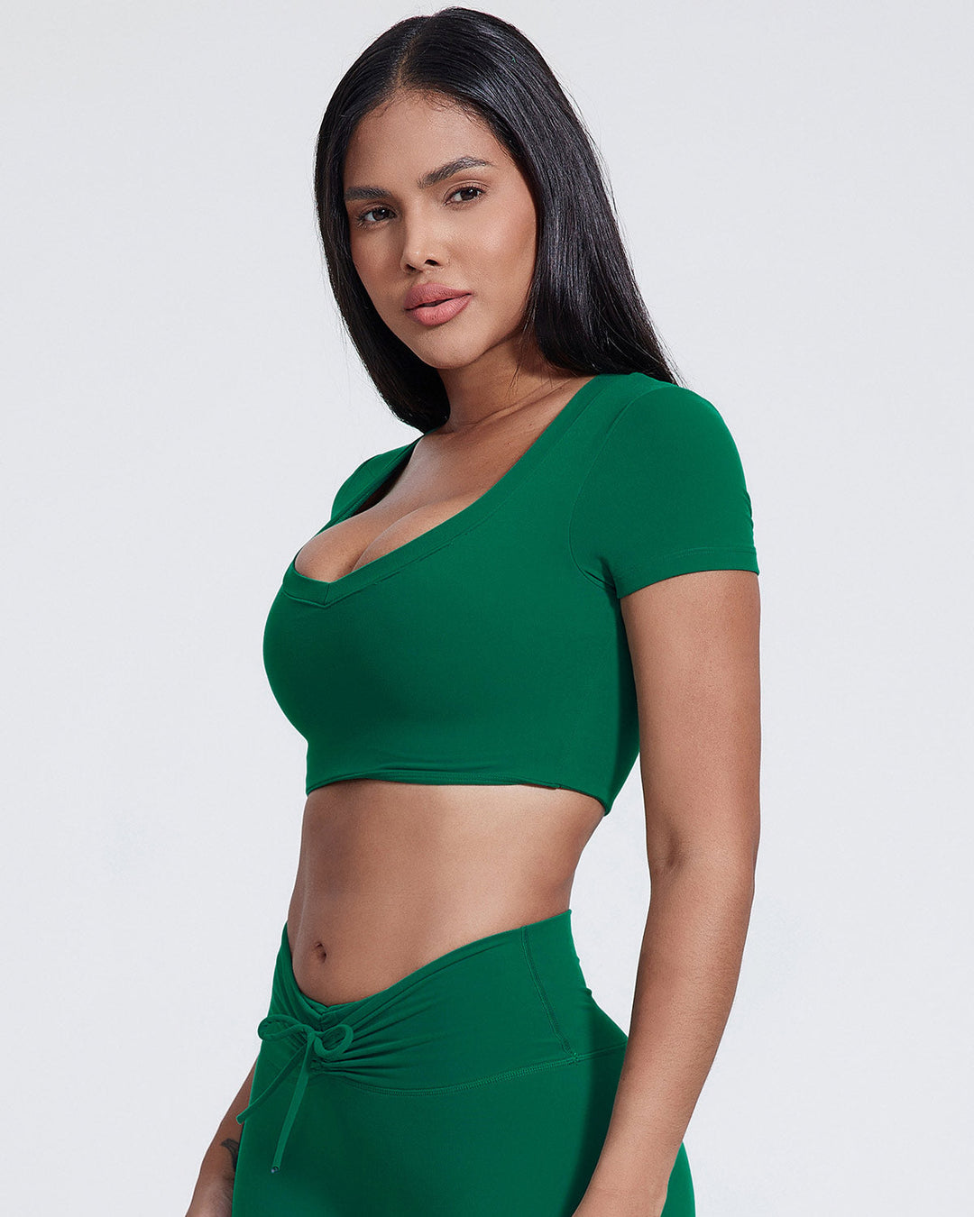 Yvaine Crop Top - Spruce