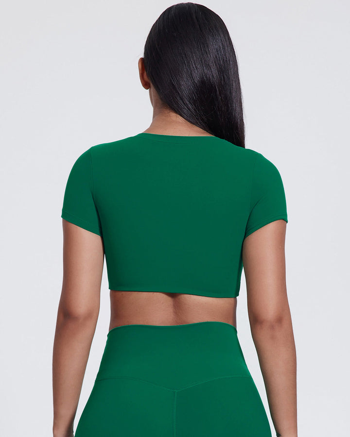 Yvaine Crop Top - Spruce