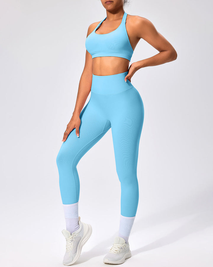 Zenobia Seamless Leggings - Skyline