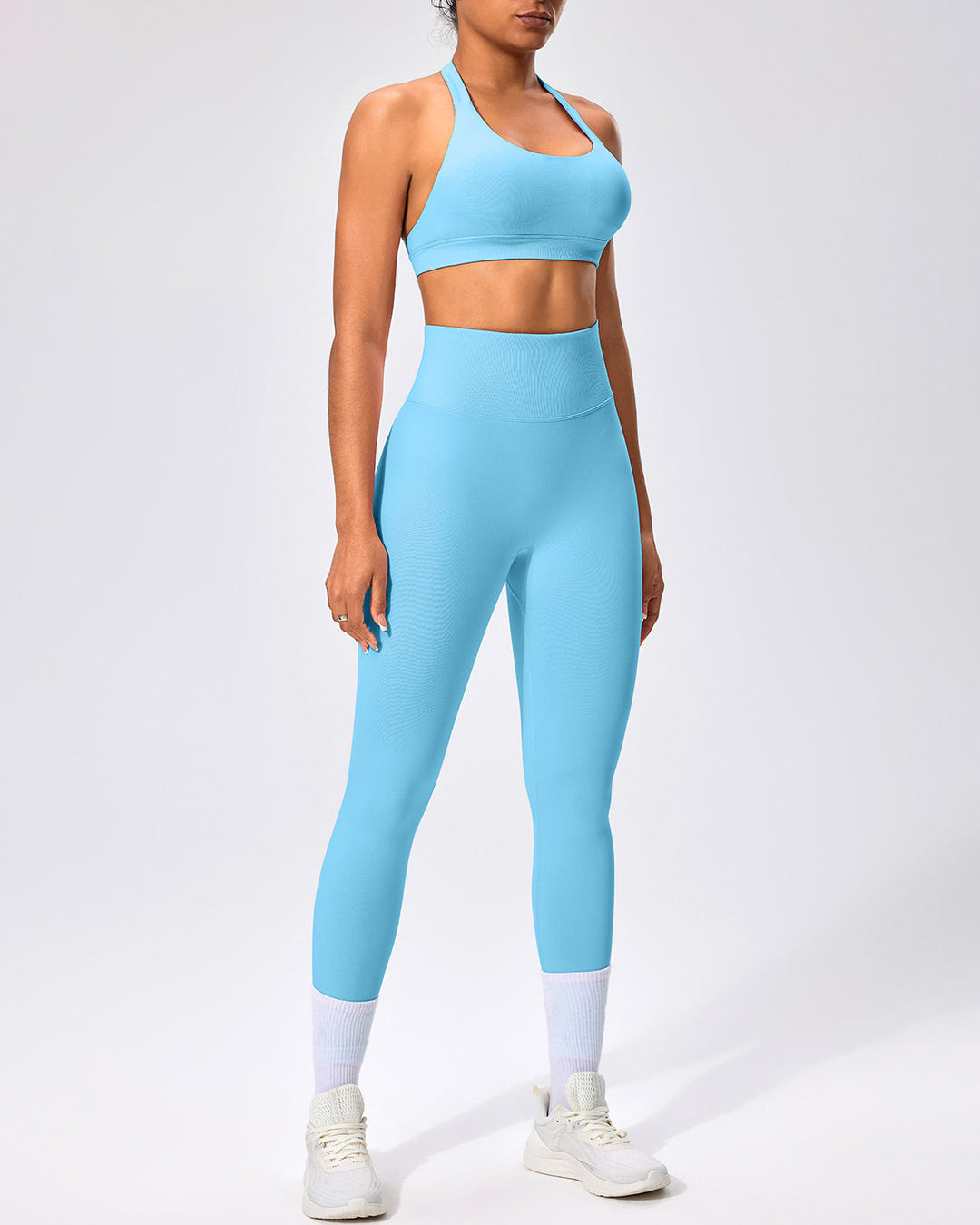 Zenobia Seamless Leggings - Skyline
