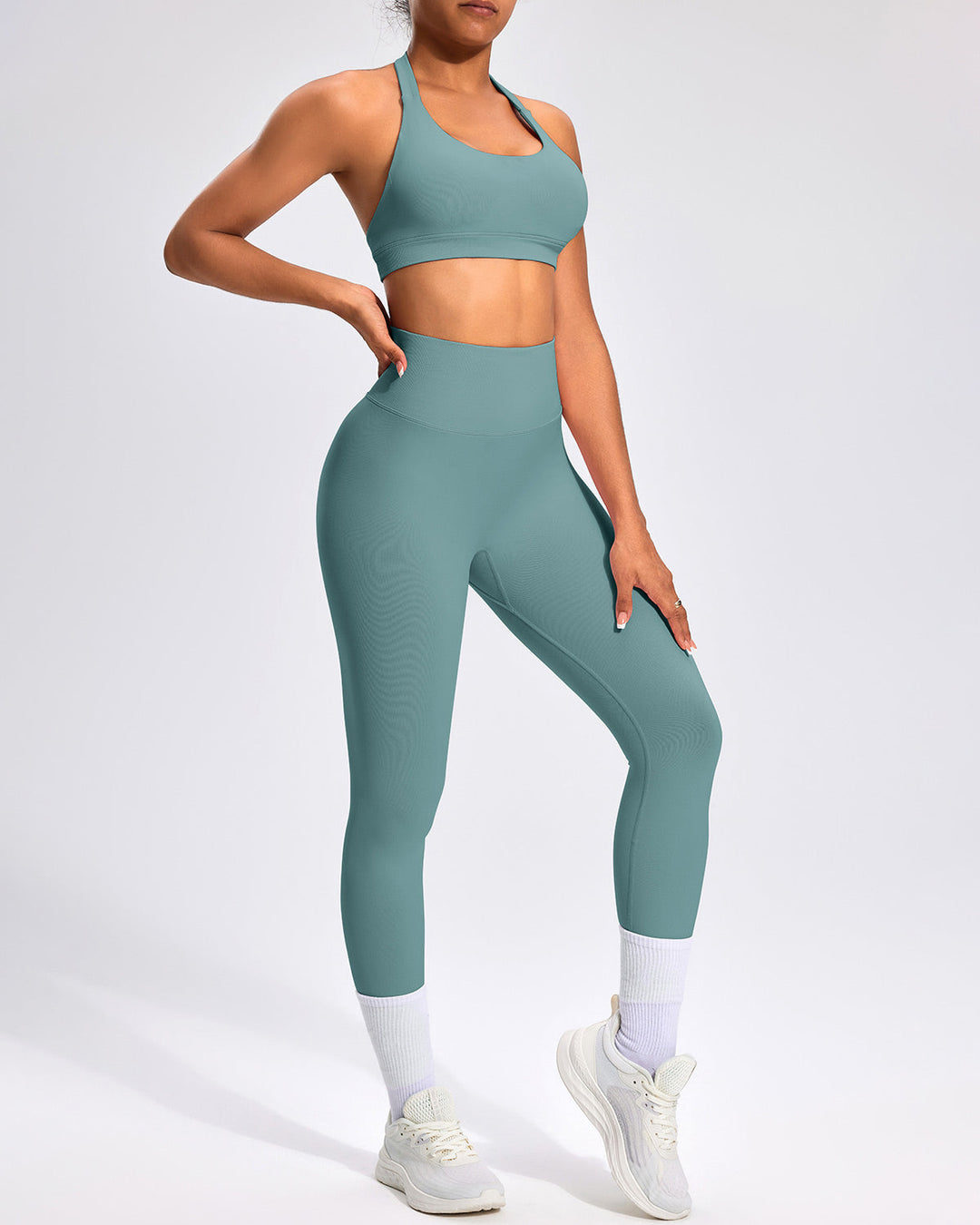 Zenobia Seamless Leggings - Teal