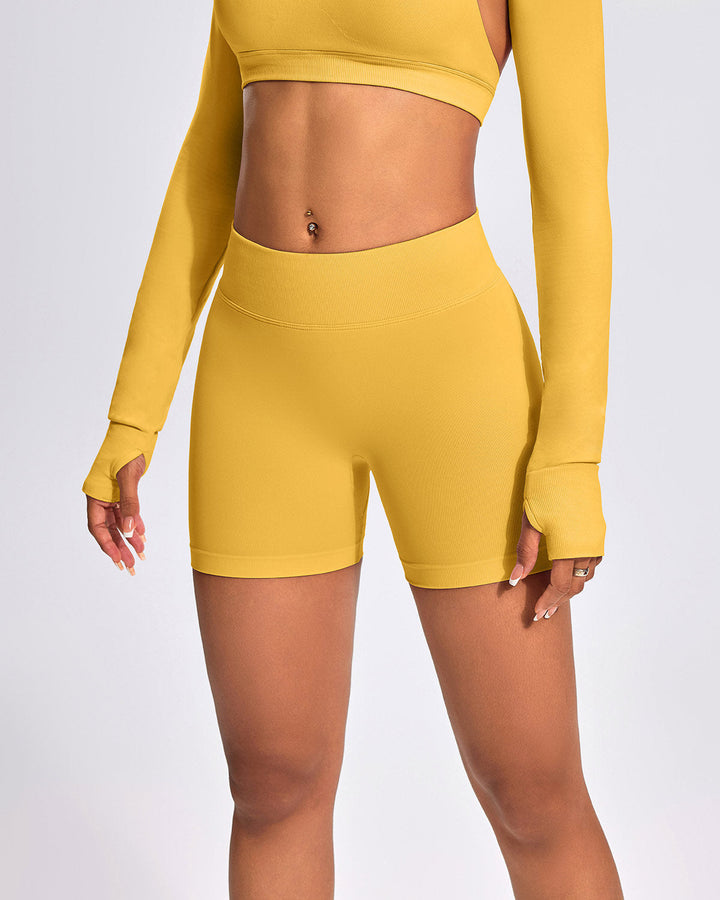 Zenobia Seamless Shorts - Marigold
