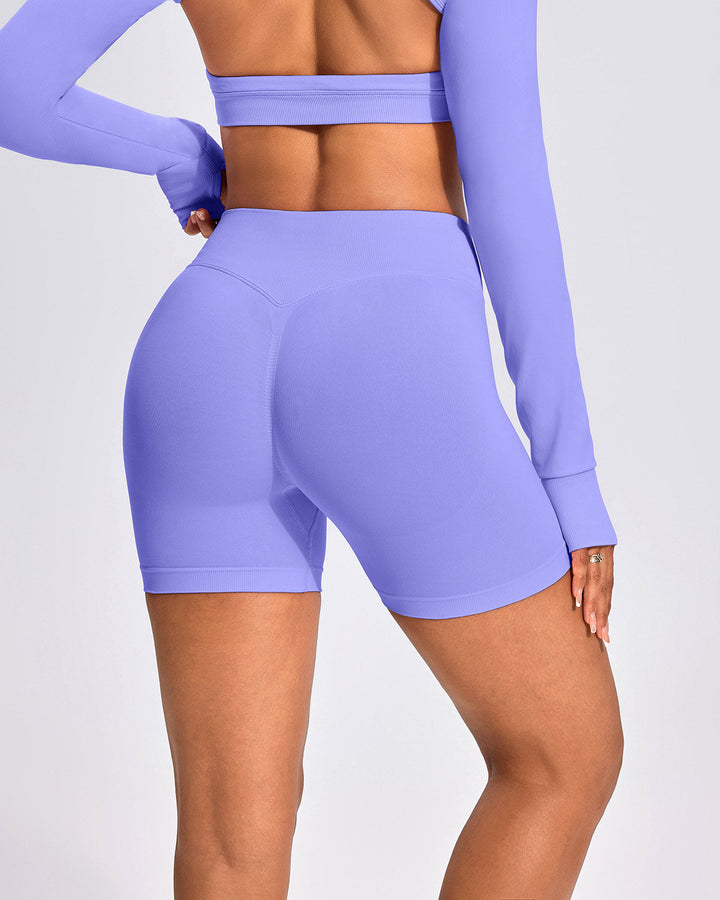 Zenobia Seamless Shorts - Purple