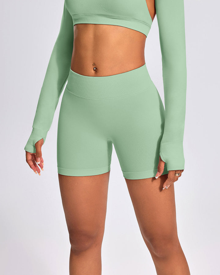 Zenobia Seamless Shorts - Sage
