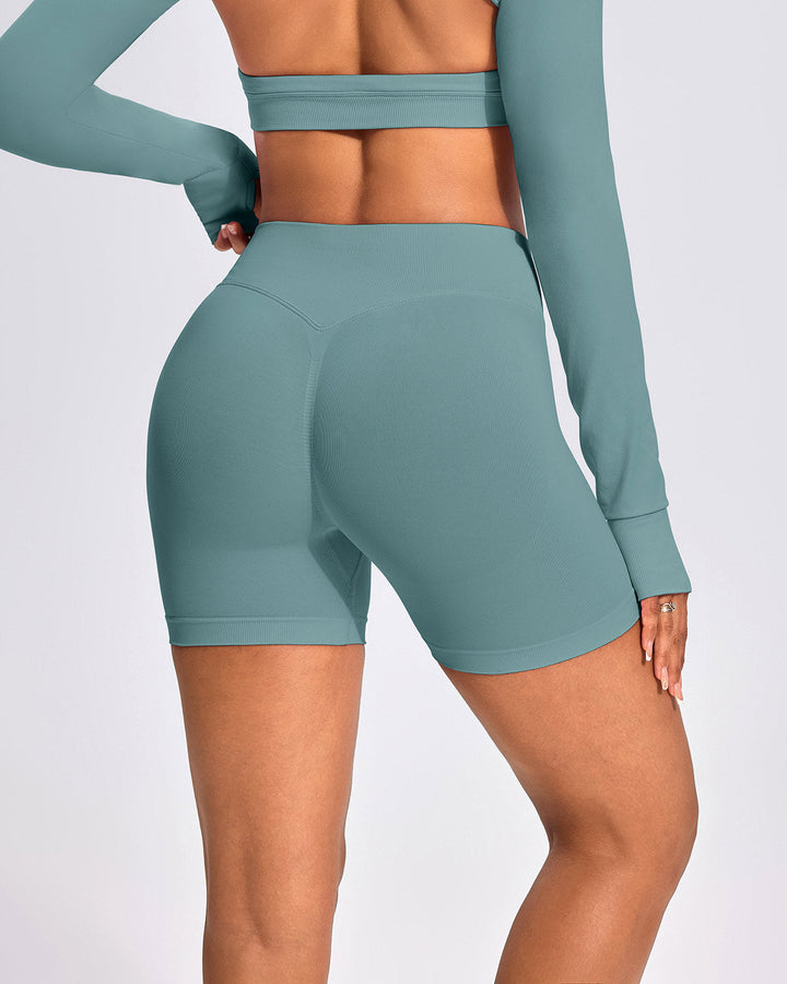 Zenobia Seamless Shorts - Teal