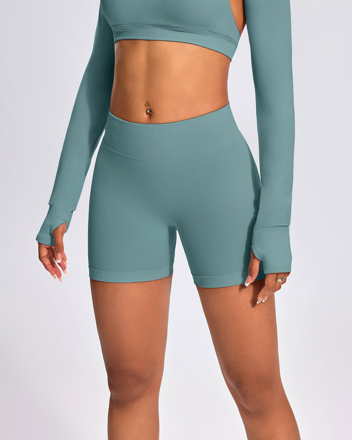 Zenobia Seamless Shorts - Teal