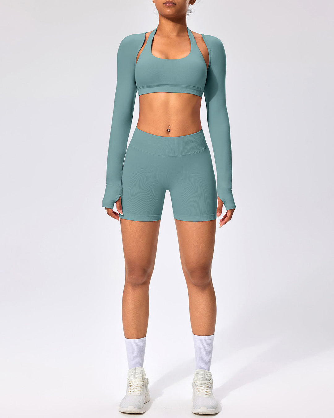 Zenobia Seamless Shorts - Teal