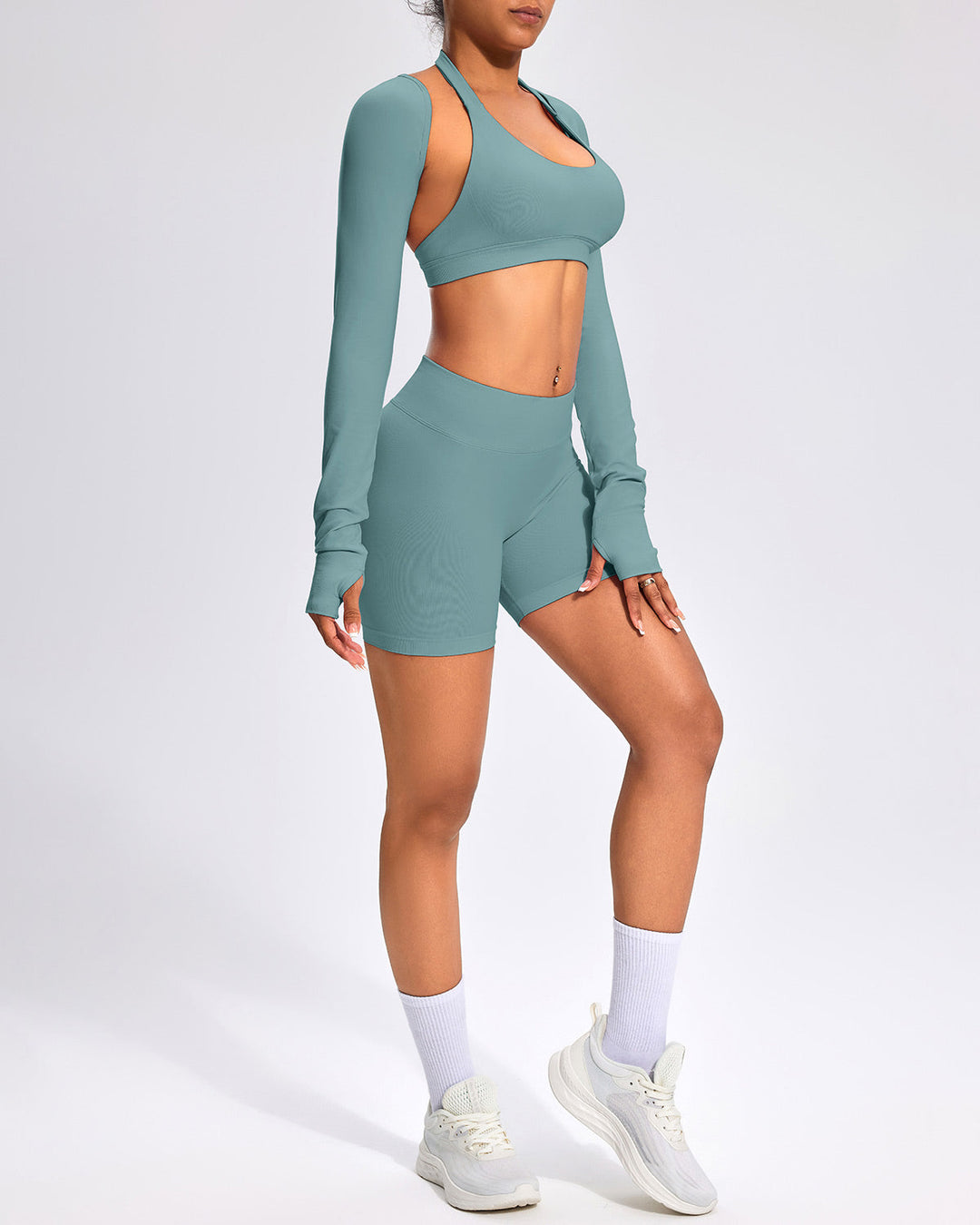 Zenobia Seamless Shorts - Teal