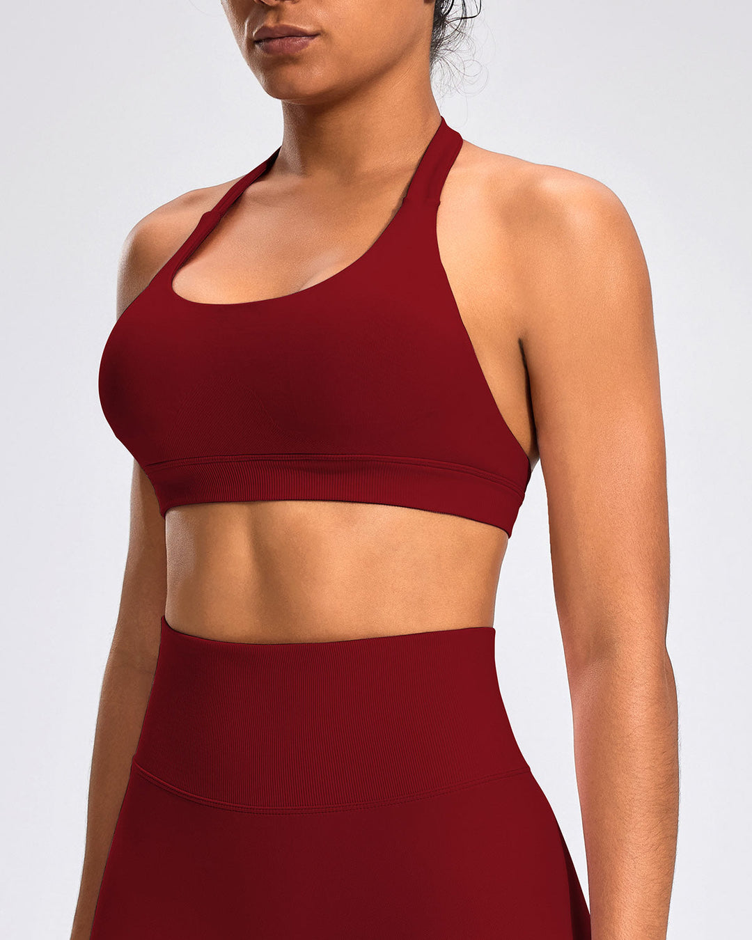 Zenobia Sports Bra - Crimson