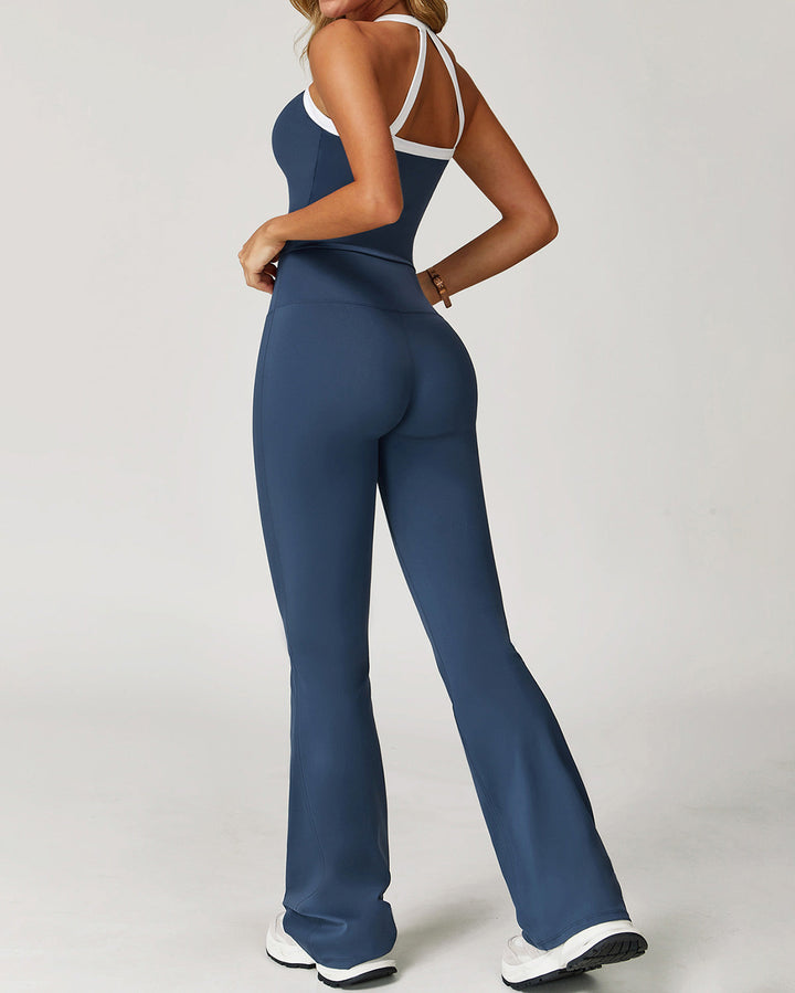 Zephyrine Flare Leggings - Indigo
