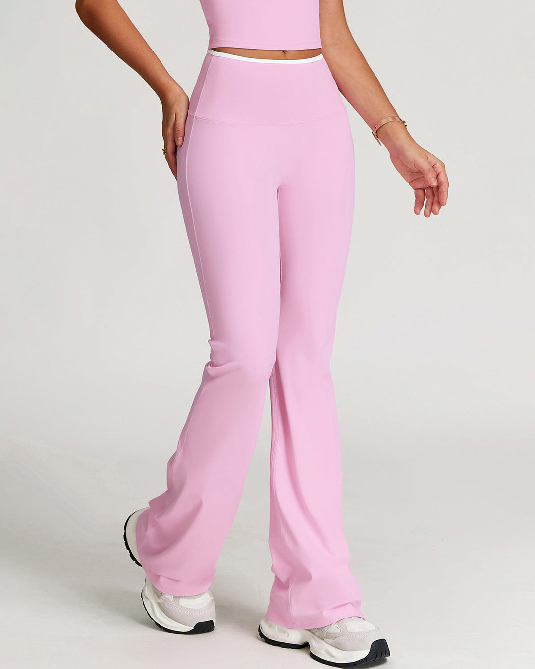 Zephyrine Flare Leggings - Pink