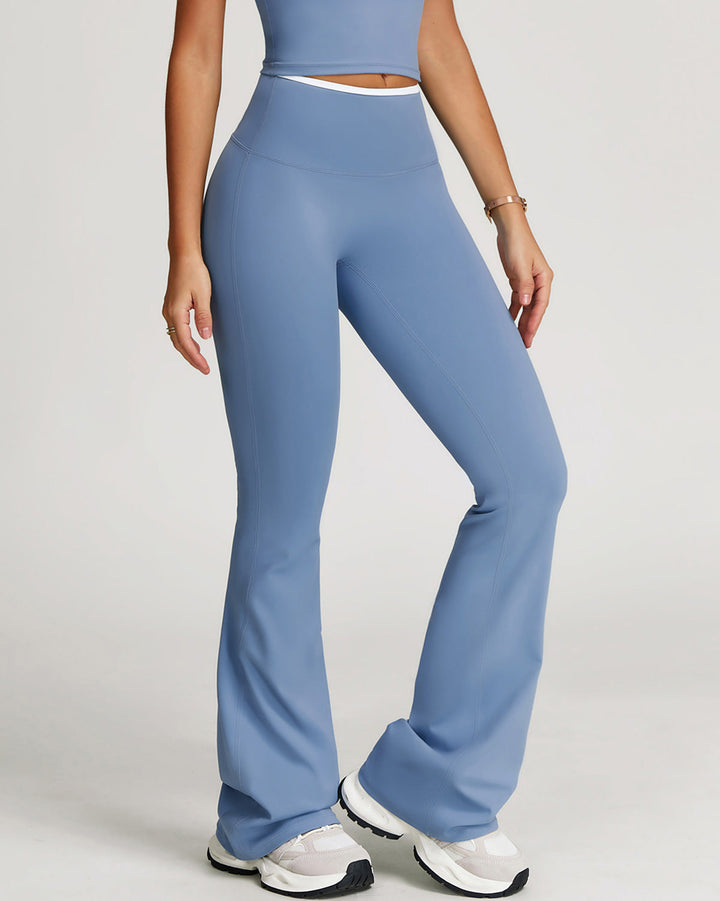 Zephyrine Flare Leggings - Sky