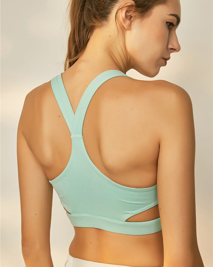 Daisy Cross Cutout Bra