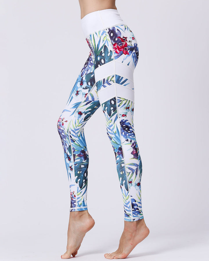 Dolce Flora Leggings - Cranberry Crush